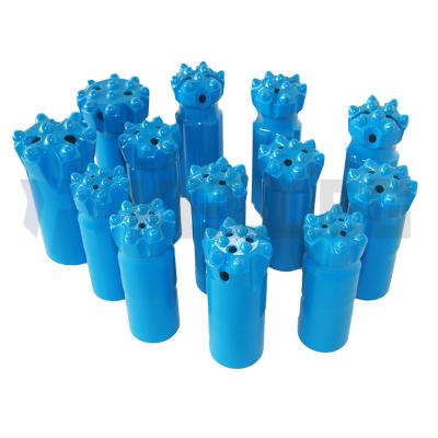 China R32 43/45/51mm Threaded Button Bit for Quarrying Mining Top Hammer Rock Thread Drill Button Bits for sale