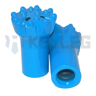 China Thread Drill Button Bits R32 76mm Top Hammer Tungsten Carbide Drill Threaded Button Bit for sale