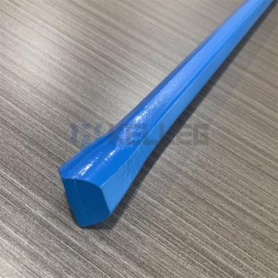 China Rock Drilling Tools 19mm 22mm Pneumatic Hexagonal Chisel Bit Integral Steel Drill Rod for sale