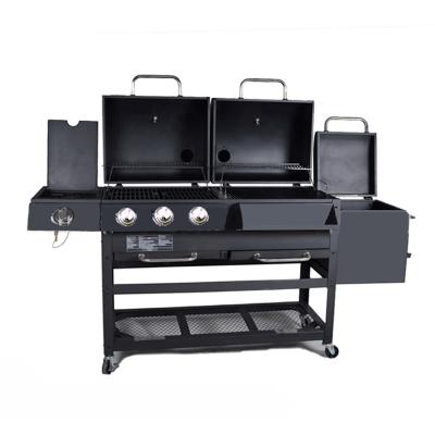 China Height Adjustable Portability Cooking Area Barbecue Smoker Drum Charcoal BBQ Grill Offset Smoker for sale