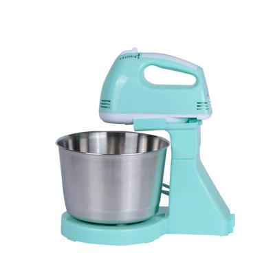 China Speed ​​Design Electric Egg Beater Kitchen Food Mixer Cake Mixer Desktop 7 Tilt Head With Bowl for sale