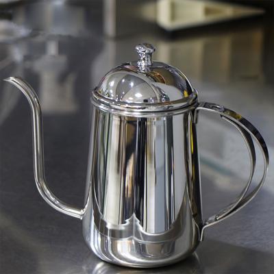 China WITH LID With Small Mouth With Lid 650ml Pot Stainless Steel Coffee Tea Household for sale