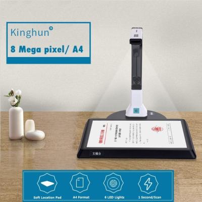 China Best Desktop Document Camera Price Document Camera A4 5MP Portable Mini Document Camera For Office for sale