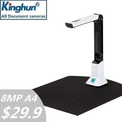 China Low Price Portable USB HD Document Presentation Document Video Camera A4 Rotating Scanner Camera for sale