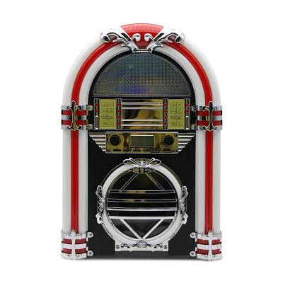 China High Quality Colorful Disco LED PLL Lights CD Player Tuning FM Radio Supported Retro Jukebox for sale