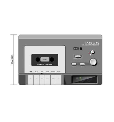 China Recordable Cassette with USB-PC Recording & Built-in Mono Speaker Modern Design Customized Portable Tape Player w/ USB to PC Recording & Built-in Mono Cassette Tape Player loud speaker for sale