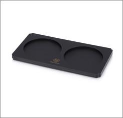 China double  matt black acrylic cup holder manufacturer  for 5-star Hyatt  hotel for sale