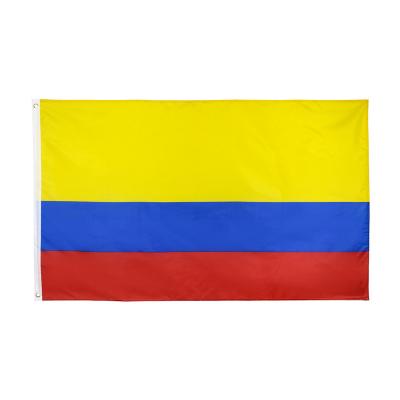 China Modern Factory Wholesale 100D Polyester Colombia National Flags Cool Different Kinds Of Countries World Country Flags for sale