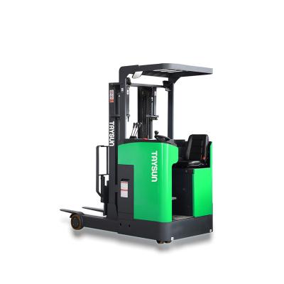 China Building Material Shops New Technology Warehousing Electric Forklift 3 Step Reach Full Battery Free Lift 1Ton 1.5Ton 2Ton Forklift for sale