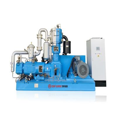 China Oil-free Piston Industrial Air Compressor High Efficiency Variable Speed 25m^3   High Pressure Water-cooled Oil Free Air Compressor for sale