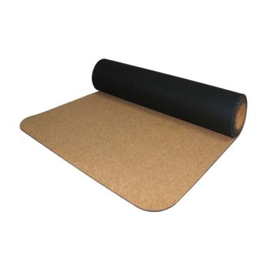 China Non-slip Rubber Mat Cork Thickening 5mm Yoga Log Fitness Mat Source Environmentally Friendly Cork And Source Factory for sale