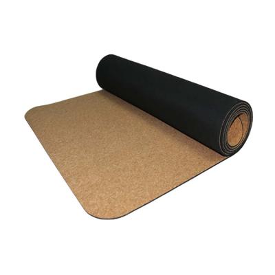 China Non-slip Rubber Mat Cork Thickening 5mm Yoga Log Fitness Mat Source Environmentally Friendly Cork And Source Factory for sale