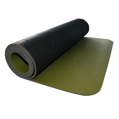 China PU + RUBBER PU and rubber yoga mat with environmental protection material for sale