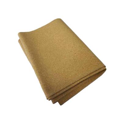 China Good Quality Ultra Light 1.5cm Cork Suede Cork Travel Foldable Yoga Mat for sale