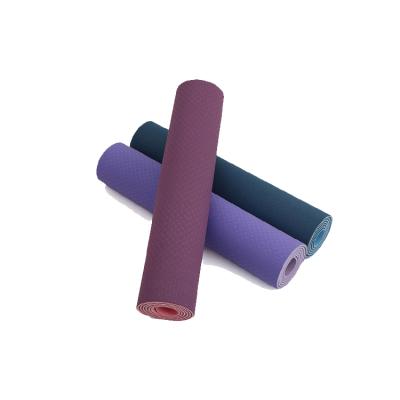 China Strip Tape Yoga Mat With Two Color for sale