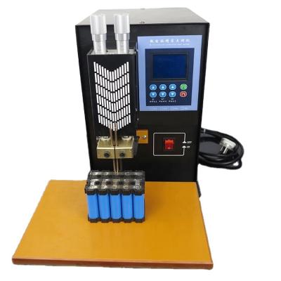 China Max. Pedal Battery Spot Welding Machine Energy Storage Application 0.3mm Thickness Nickel Labels Welding Manual For Cylinder 18650 Lithium Ion Battery Pack for sale