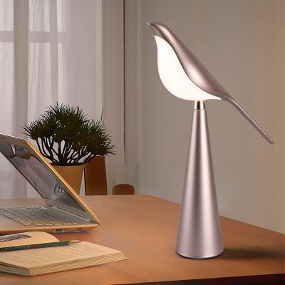 China Modern Lucky Bird Table Light Indoor Living Room Bedroom Desk Lamp Nine Color Modern Shine Table Lamp Three Levels for sale