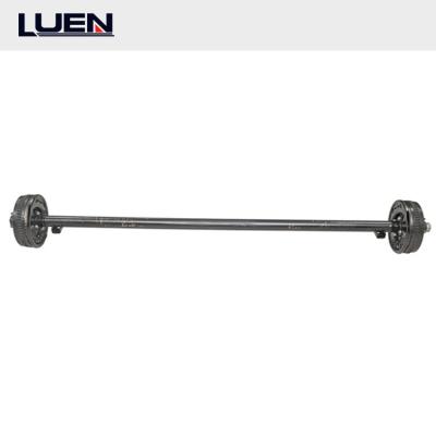 China Used Trailer Truck Trailer Axle Parts 1000kg Load Non-braking Small Trailer Axle For Sale for sale