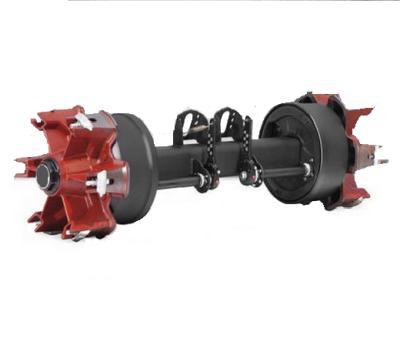 China Trailer part truck part spoke axle lowded car trailer axle American kind of series semi truck axle for sale for sale