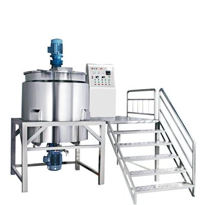 China Hotels Production 500kg Long Service Life Stainless Steel Professional Automatic Mixing Tank Stainless Steel Mixing Tank With Agitator for sale