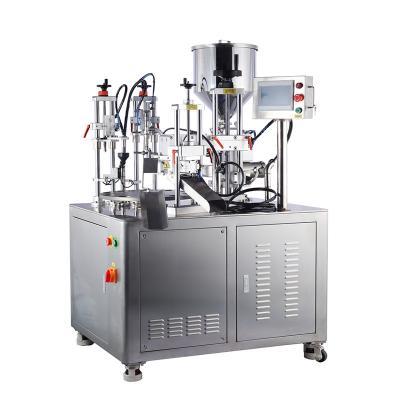 China Automatic Food Soft Aluminum Cosmetic Tube Filling And Sealing Machine for sale