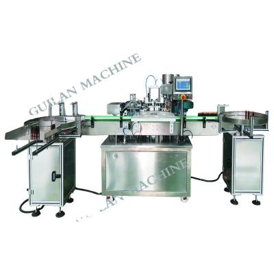 China Automatic Food Bottle Filling 10ml Machine Production Line For Aluminum Cap Vial Filling Production Line for sale