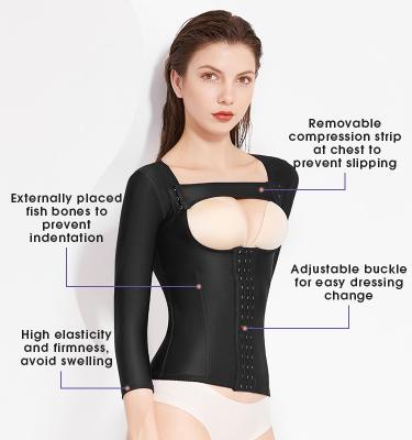 China Antibacterial women's underwear gathering tights to prevent edema colombianas fajas courier surgery liposuction body shapewear for sale