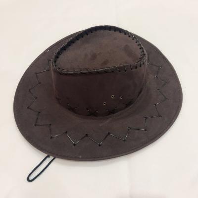 China Bulk Cowboy Hats Dark Gray Cowboy Western Hats Wholesale Popular Fashionable Suede for sale