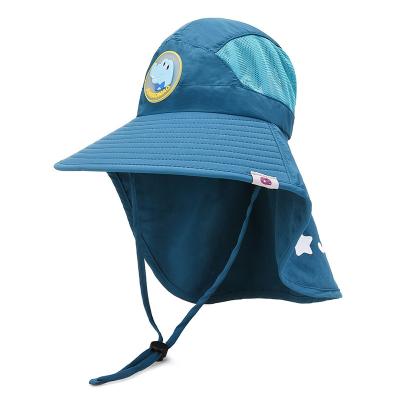 China Outdoor Super Cute Sun Visor Fisherman Hat Cartoon Summer Child Fisherman Hats Kids Bucket Hats for sale