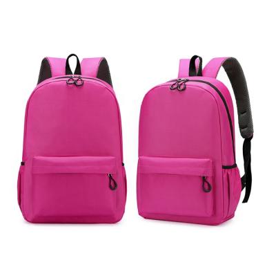 China Custom Pink Fashion Oxford Student Backpack Yellow Red Schoolgirl Waterproof Schoolbags Kids Backpacks for sale