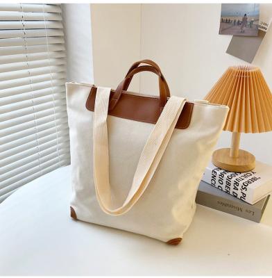 China Eco-Friendly Tote Bag Printing Wholesale Large Capacity Shoulder Cross - Ladies Tote Bags Portable Body Bag Canvas Handbags Retro for sale