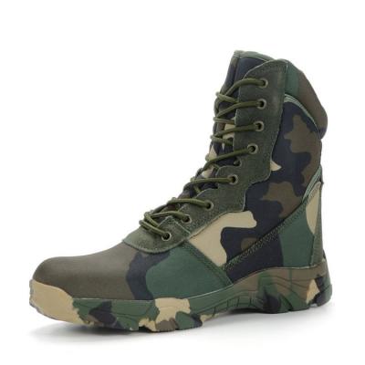 China Factory Wholesale Factory Zipper Camouflage Mens Steel Toe Jungle Hunting Boots Ladies for sale