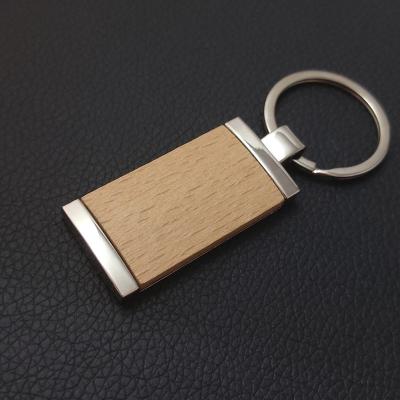 China Decoration Wood Key Chain Key Chain Custom Design Laser Engraved Wood Printed Logo Wood Keychain Name Key Chain Indicator Blank for sale