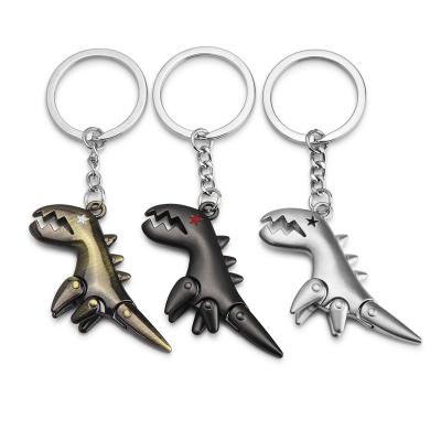 China Gifts 3D Metal Dinosaur Key Chain For Promotional Gifts for sale