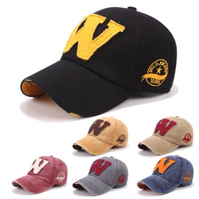 China High Quality Custom Jean Material Logo COMMON 6 Panel Baseball Cap Hats for sale