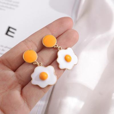 China Hot Selling FASHIONABLE Fried Eggs Personalized Earring Stud for sale