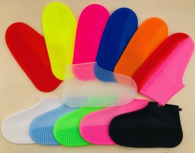 China Reusable Waterproof Rain Boots Silicone Rubber Shoe Cover for sale