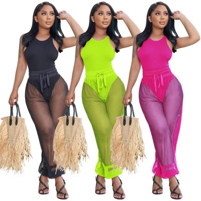 China 2022 fashionable sexy plus size women's new arrival solid color swimwear summer beach wear bikini suit 2 piece set for sale