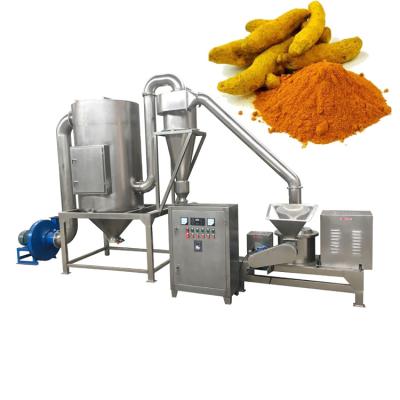 China Hot Sale High Efficiency Easy Operation Turmeric Powder Making Machine Turmeric Powder Mill Grinding Plant for sale