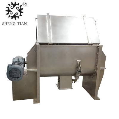 China Industrial Chocolate Powder Mixer Ribbon Powder Sugar Blender Powder Mixer Pharmacy Food Mixer for sale