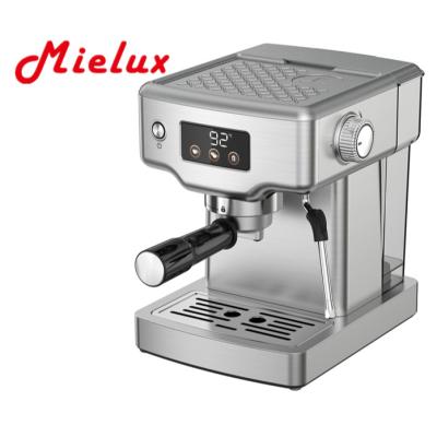 China Espresso Coffee Maker New Design Coffee Machine 1.8L Stainless Steel Household Housing Espresso With Automatic Milk Frother Coffee for sale