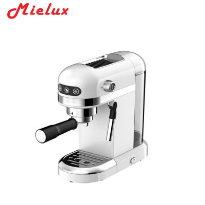 China Espresso Coffee Maker 15~20 Bar Italy Cappuccino New Design Block Heating System Colored Thermo Espresso Machine for sale