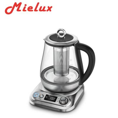 China Factory Price 360 ​​Degree Water Kettle Electric Water Kettle Low Hand Rotating Adjustable Quick Boiler With Temperature Control for sale