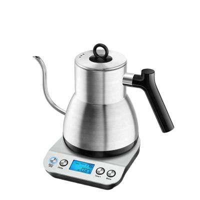 China Factory Price 360 ​​Degree Rotating Low Hand Drip Coffee Kettle Safe and Controllable Boil1.8L Adjustable Quick Electric Kettle with Thermostat for sale