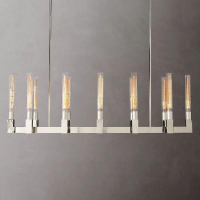 China Modern Rectangular Living Room Chandelier Modern Chandelier Light Fixtures for sale