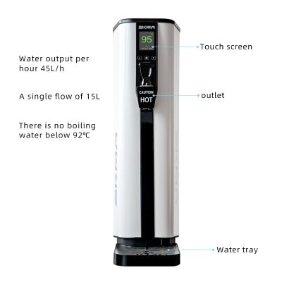 China Commercial Stepping Water Supplying Commercial Machine, 45 L/H Water Outlet Cafe Hotel Hot Water Machine Drinking Machine for sale