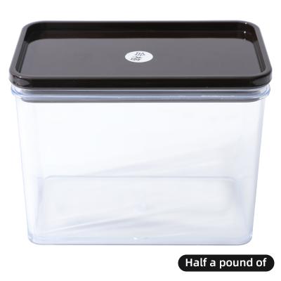 China Seal used for grain snacks and other food cans kitchen clear plastic sealed storage box for sale