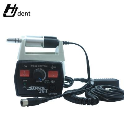 China Dental Lab Working Electricity Strong Micro Motor 108E Metal Dental Motor Connect With Whole Set 204 Box Of Low Speed ​​Contra Angle And Straight Nose for sale