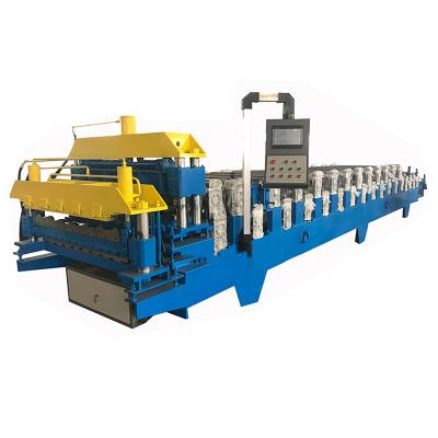 China 2021 Hot Selling Hotels Metal Roofing 836 Tile Double Layer Corrugated Trapezoidal Roll Forming Machine for sale