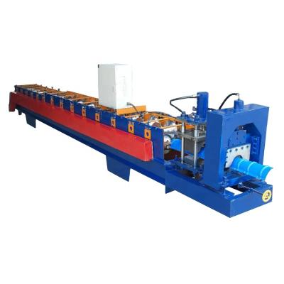 China Building Material Stores Metal Roof Ridge Cap Stud Roll Forming Machine Making for sale